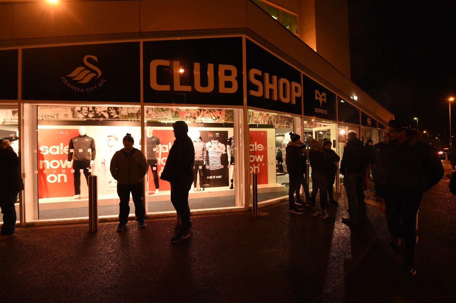 ospreys shop swansea